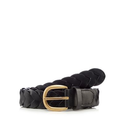 Mantaray Black 'Windermere' woven belt